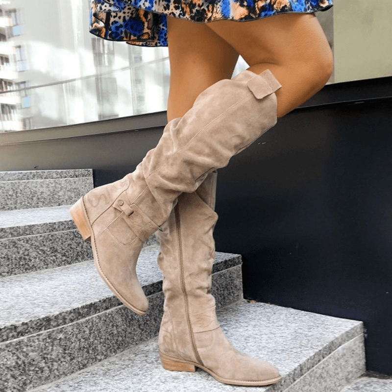 Women's Knee-High Suede Boots