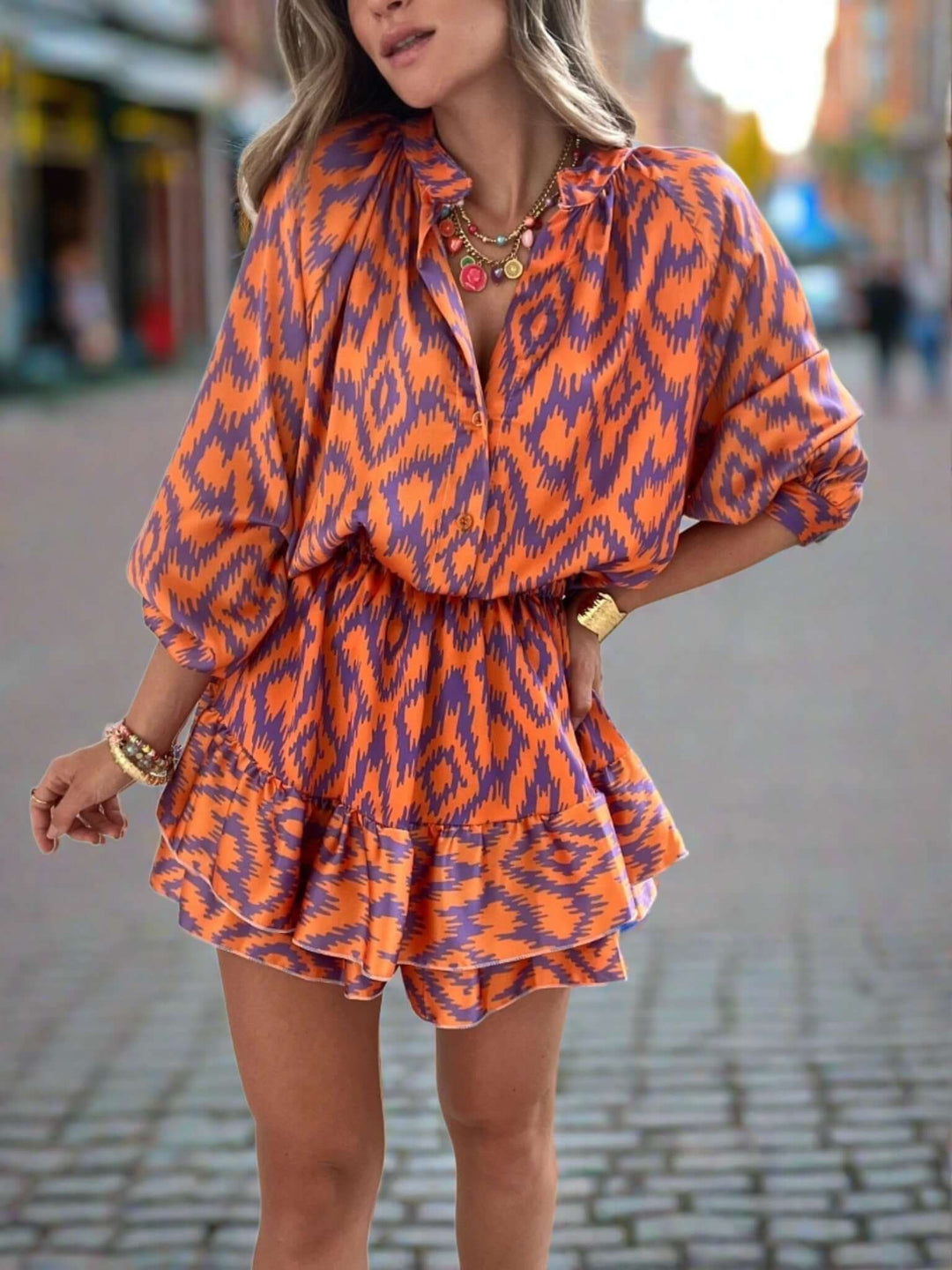 Elegant Mini Dress - Versatile Summer Dress