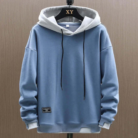 Classic Men's Pullover Hoodie with Hood and Pockets