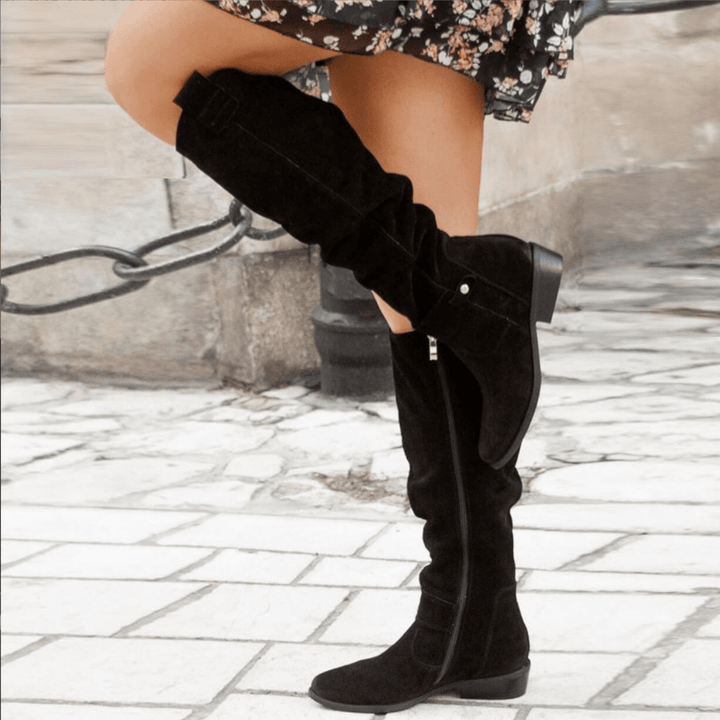 Women's Knee-High Suede Boots