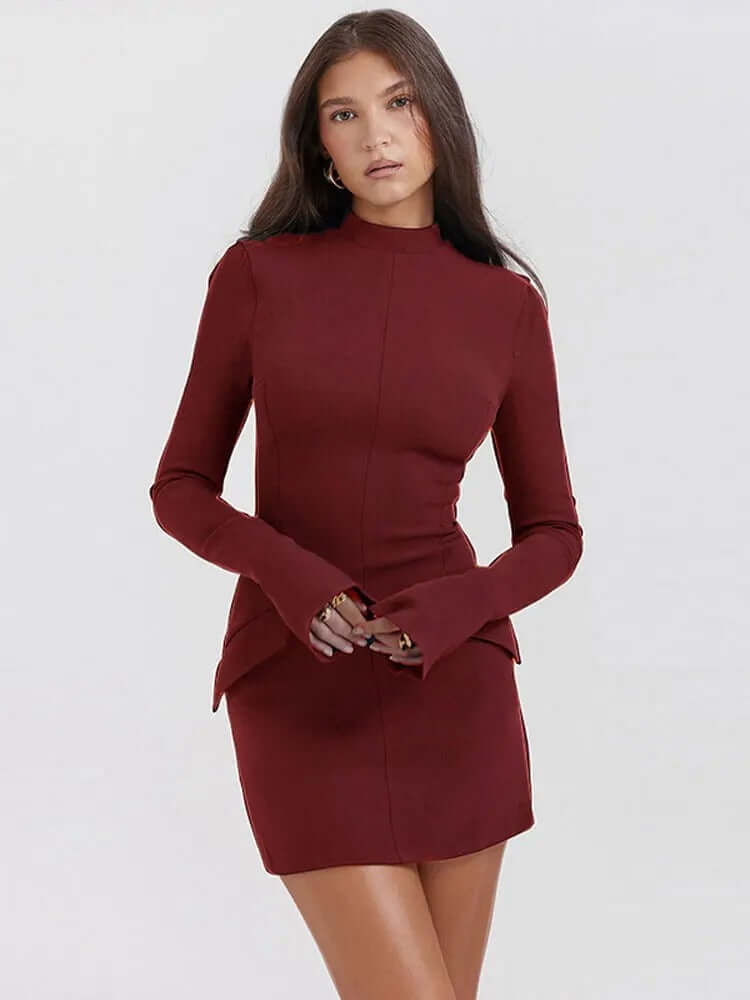 Women's Turtleneck Sweater Dress