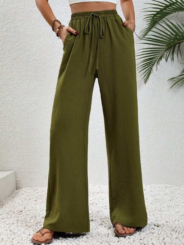 Linen Trousers - Comfortable Fit