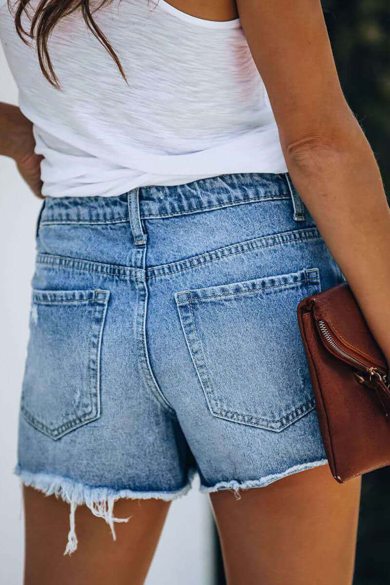 Women's Ripped Casual Slim Fit Jeans