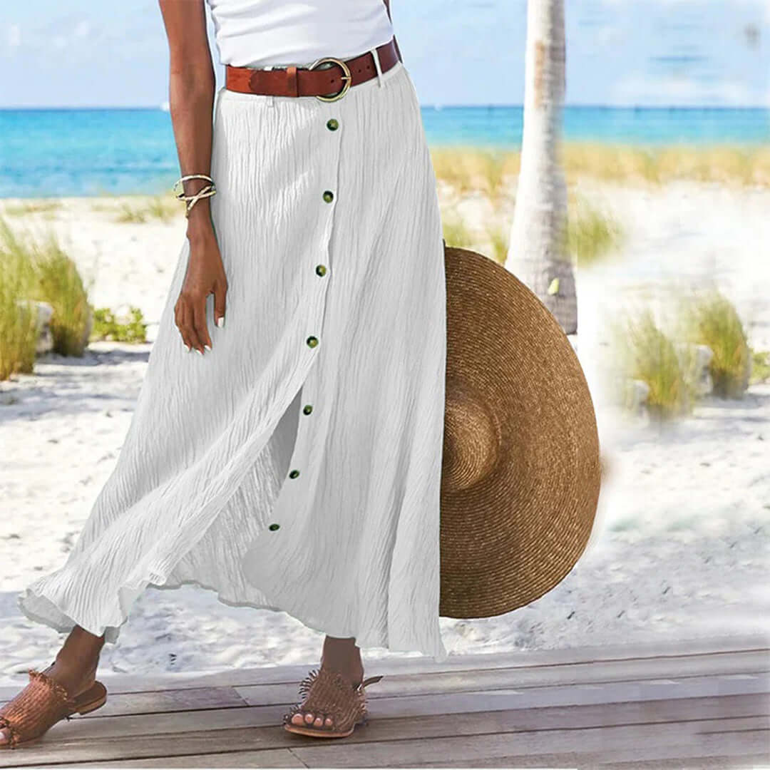 Linen Maxi skirt
