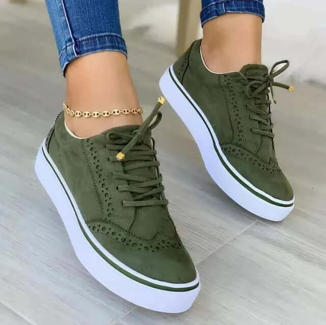 Women's Casual Lace-Up Trainers
