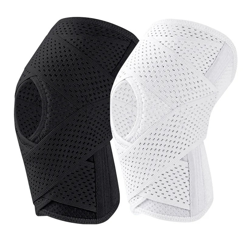 Unisex FlexGuard Knee Pads with Support Springs & Strap