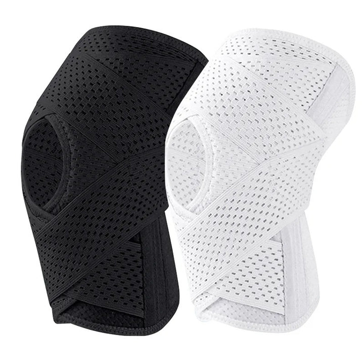 Unisex FlexGuard Knee Pads with Support Springs & Strap