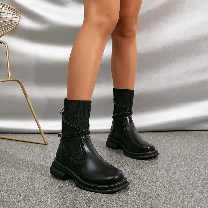 Women's Faux Leather Ankle Boots