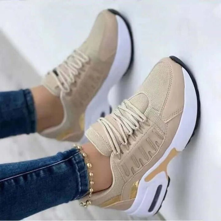 Women's Breathable Lace-Up Trainers