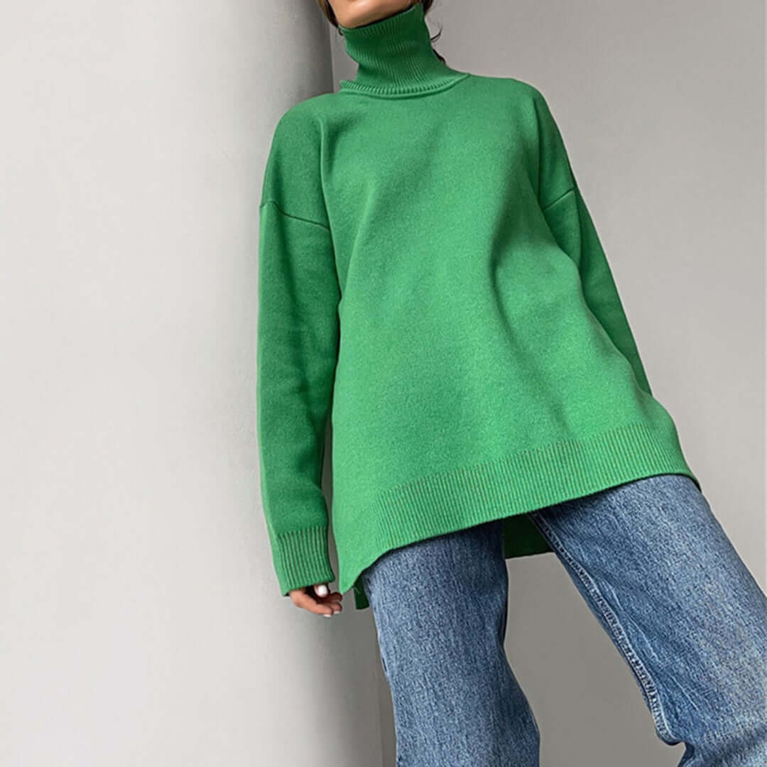 Women's High-Neck Sweater