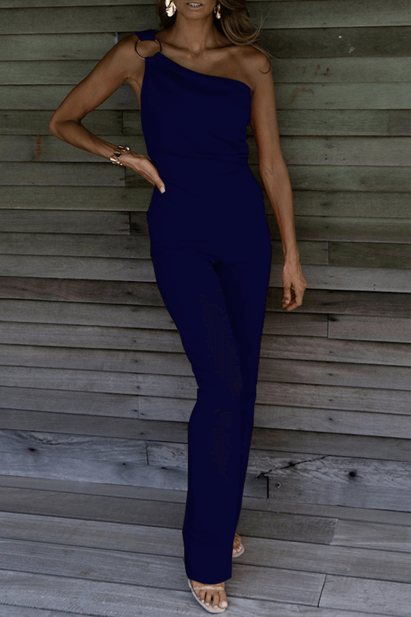 Elegant One-Shoulder Jumpsuit