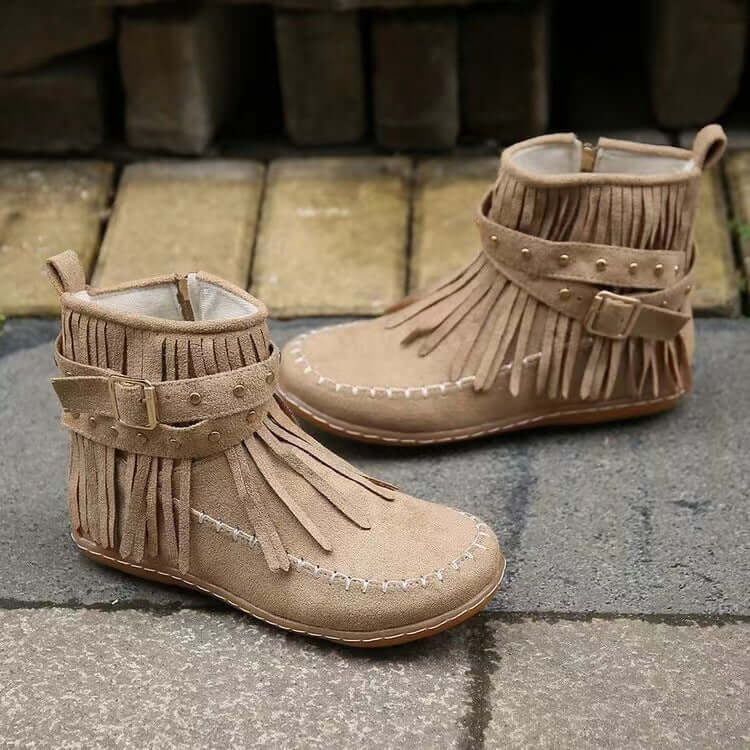 Women's Vintage Suede Ankle Boots