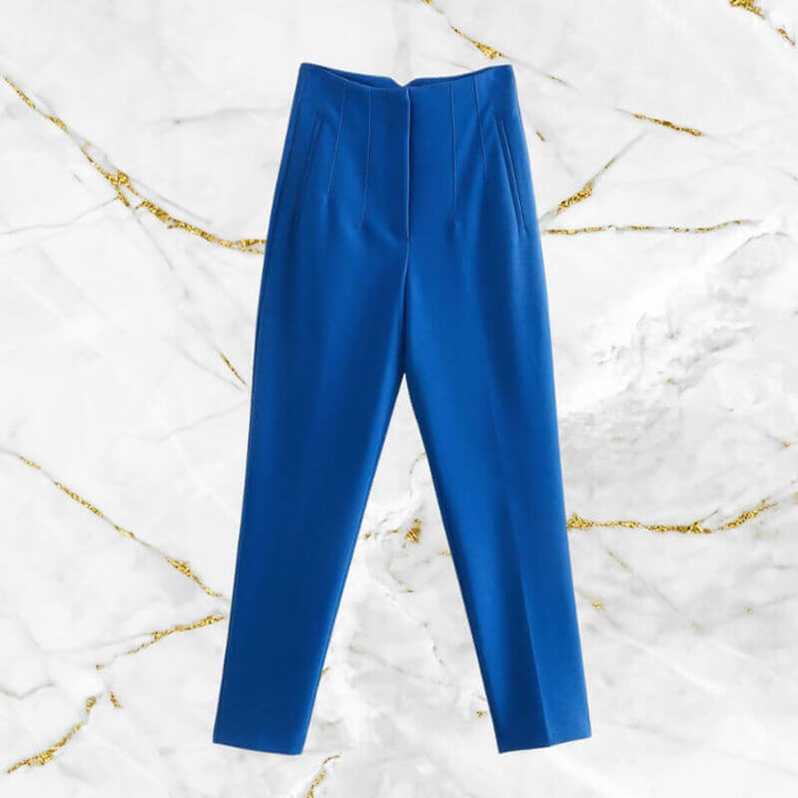 Women's Vintage High-Waist Pencil Pants