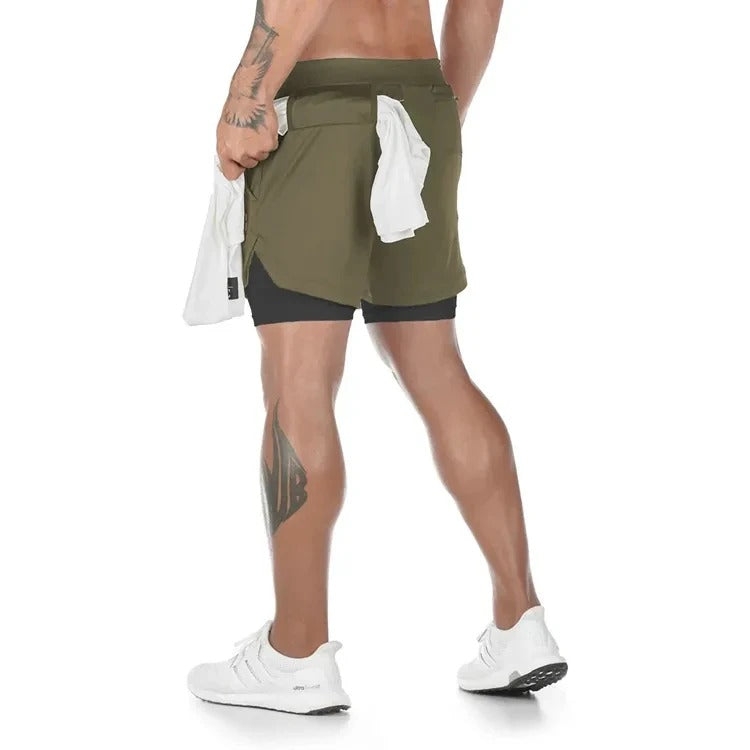 Men’s FlexStride Breathable Sports Running Shorts