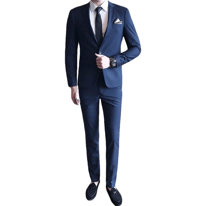 Men's Formal 2-Piece Suit - Tailored Fit