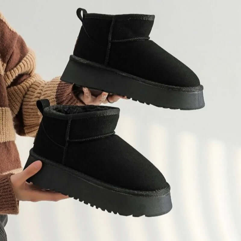 Women's Suede Ankle Winter Boots