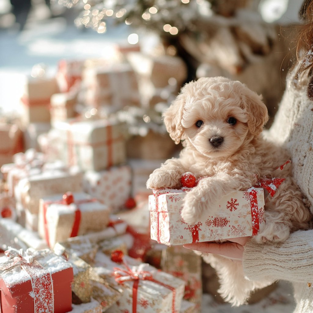 Brown and white realistic plush puppy toy for kids and adults, lifelike features, super-soft fur, ideal cuddly companion.