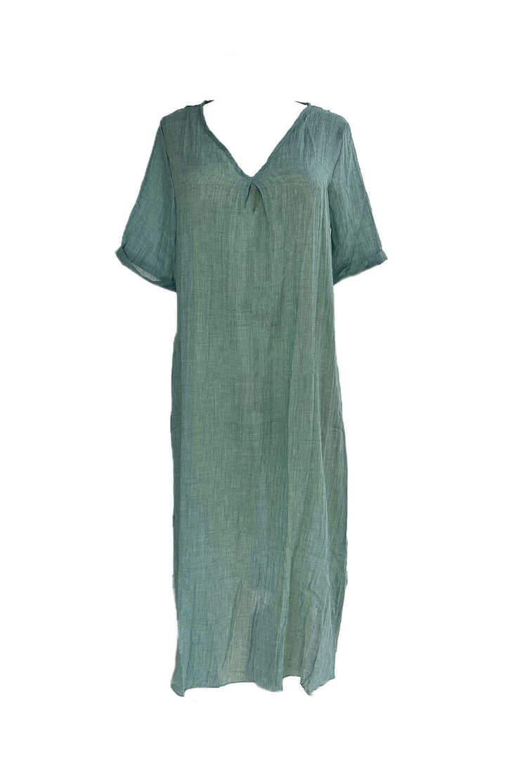 Lightweight Linen Midi Dress