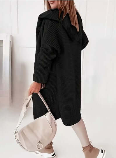 Women's Loose Hooded Cardigan