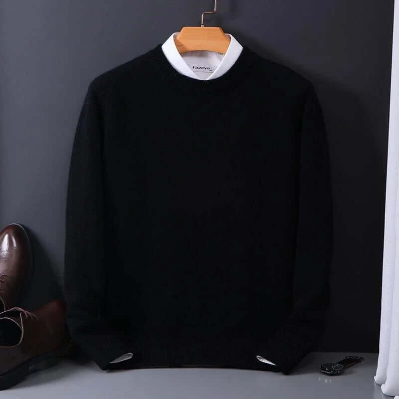 Men's Luxurious Soft Knit Cashmere Sweater