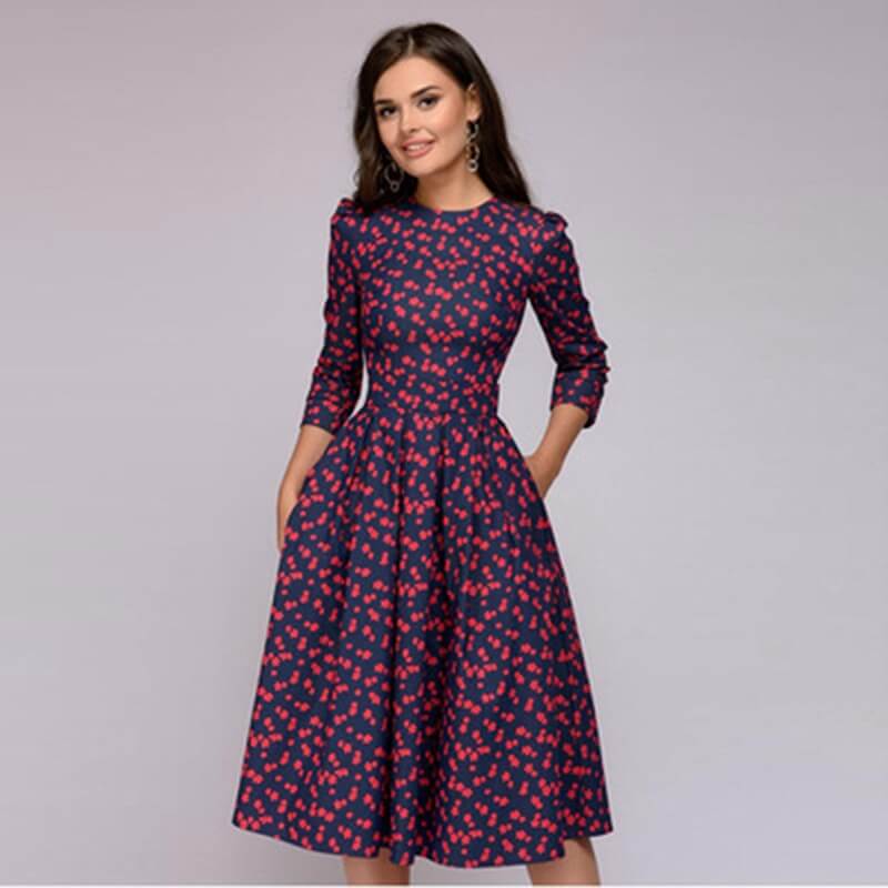 Women's Casual Midi Dress