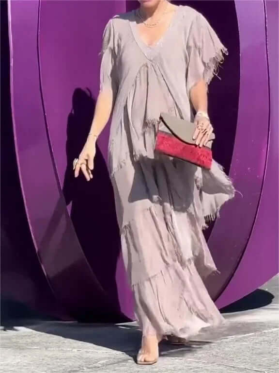 Women's Summer Dress with Sleeves