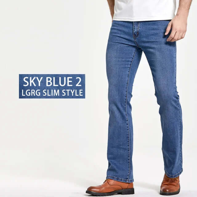 Men's Bootcut Stretch Denim Jeans