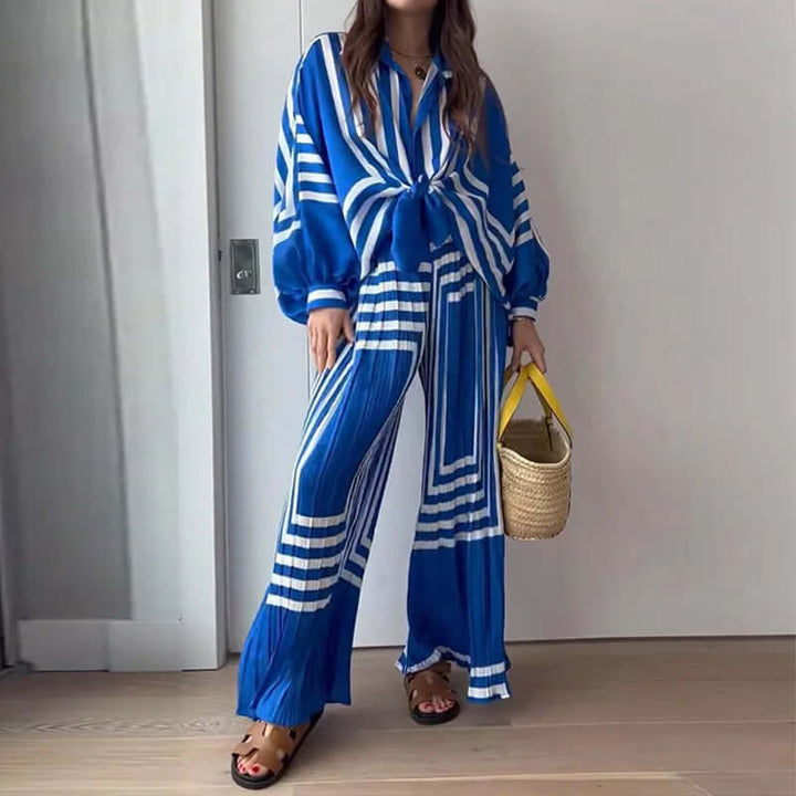Bohemian Long-Sleeved Women's Set