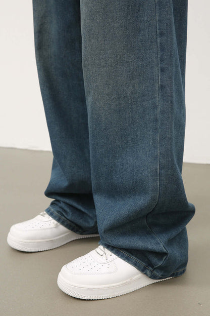 Men's Wide-Leg Jeans, Relaxed Fit