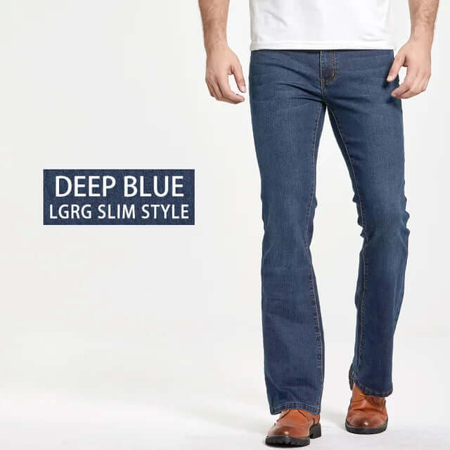 Men's Bootcut Stretch Denim Jeans