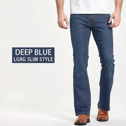 Men's Bootcut Stretch Denim Jeans