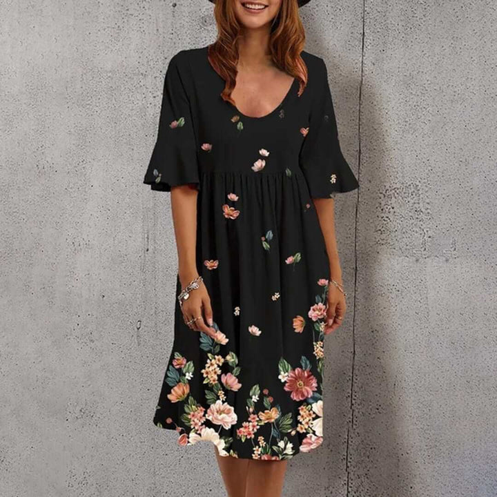 Women's Floral Summer Midi Dress