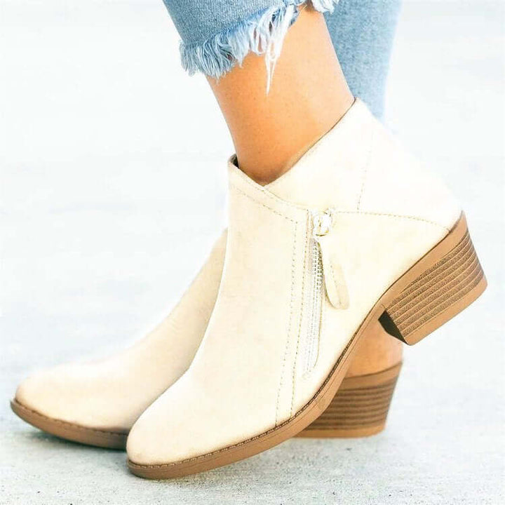 Women's Leather Ankle Boots