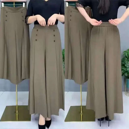 Elegant Flare Trousers - Wide Leg Style
