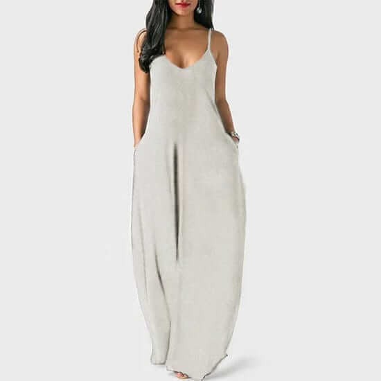 Elegant Sleeveless Pocket Dress