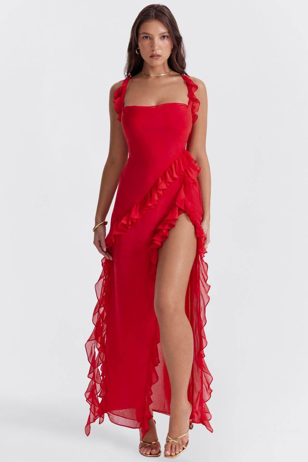 Elegant Summer Dress with Side Slit