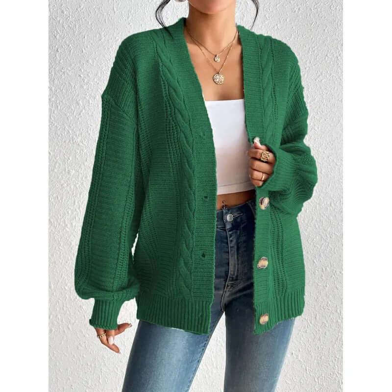 Women's Knitted Cardigan Sweater
