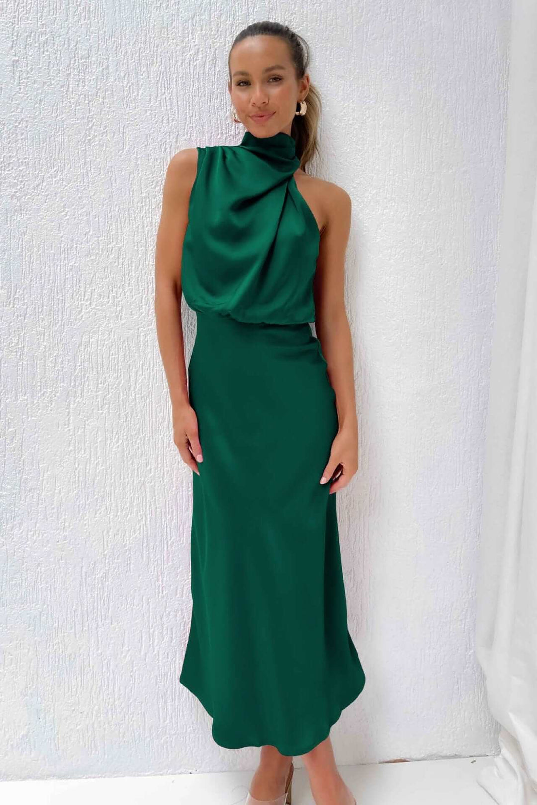 Women's Satin Evening Dress