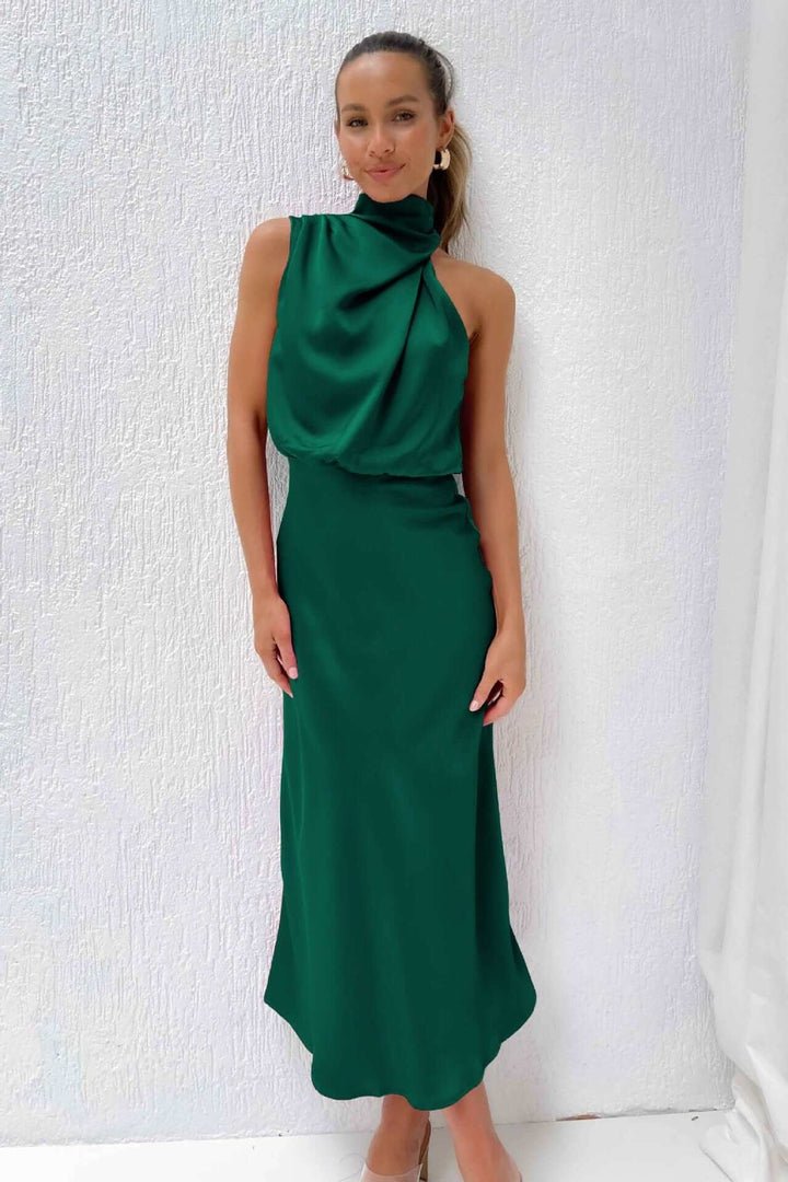 Women's Satin Evening Dress