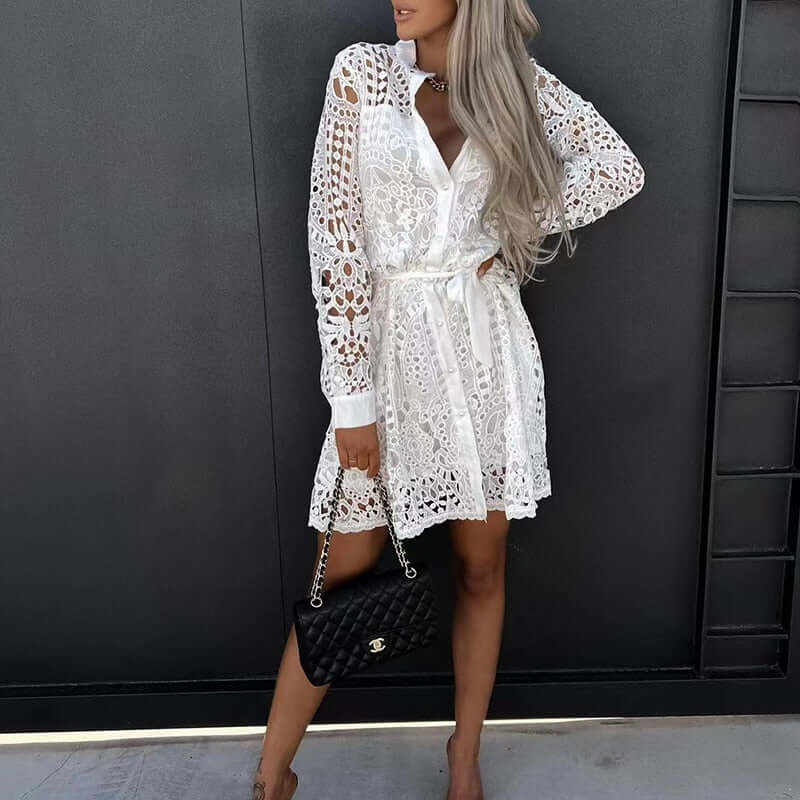 Women's Lace Midi Dress