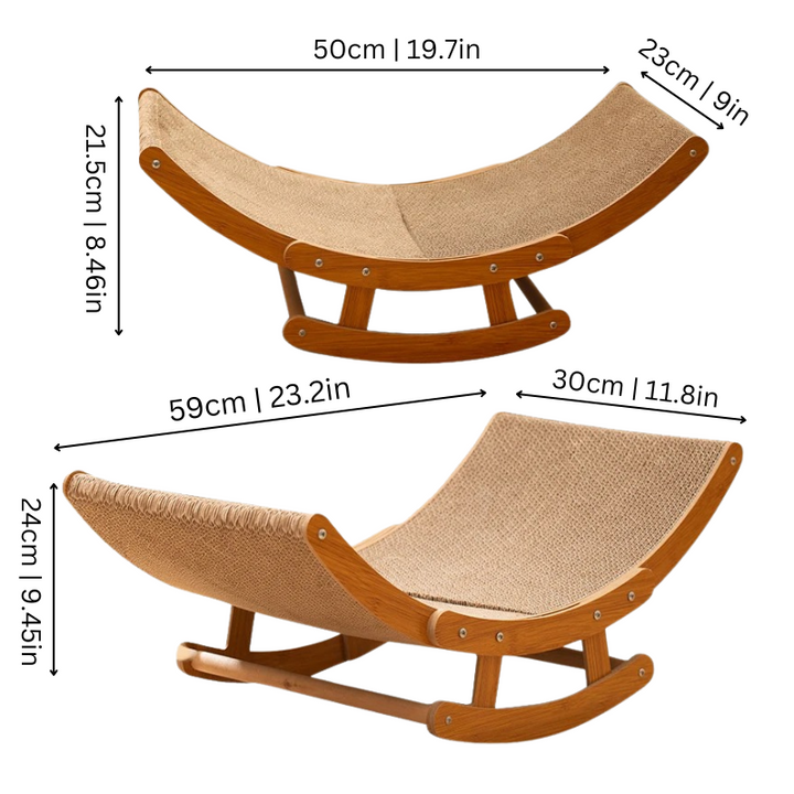 "Cat claw lounge bed with scratching surface, corrugated cardboard, sisal, ergonomic design, pet supplies, cozy napping spot.