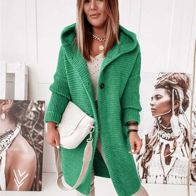 Knitted Cardigan with Buttons