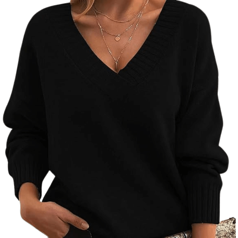 Women's V-Neck Cashmere Sweater