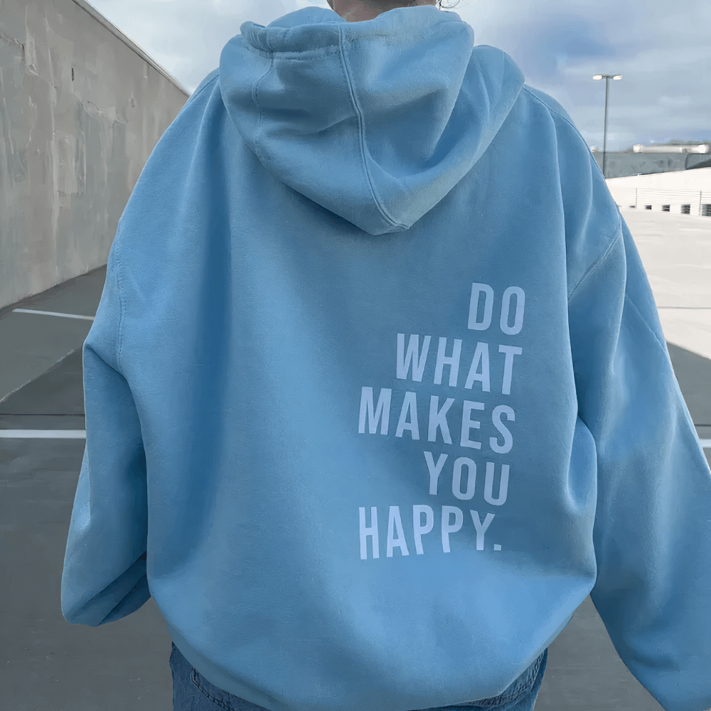 Women's Printed Hooded Sweater