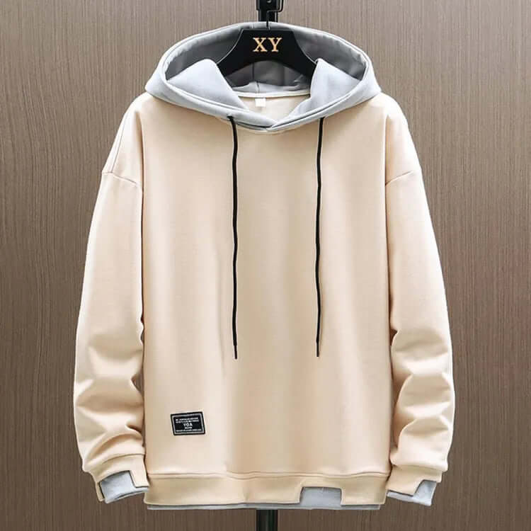 Classic Men's Pullover Hoodie with Hood and Pockets