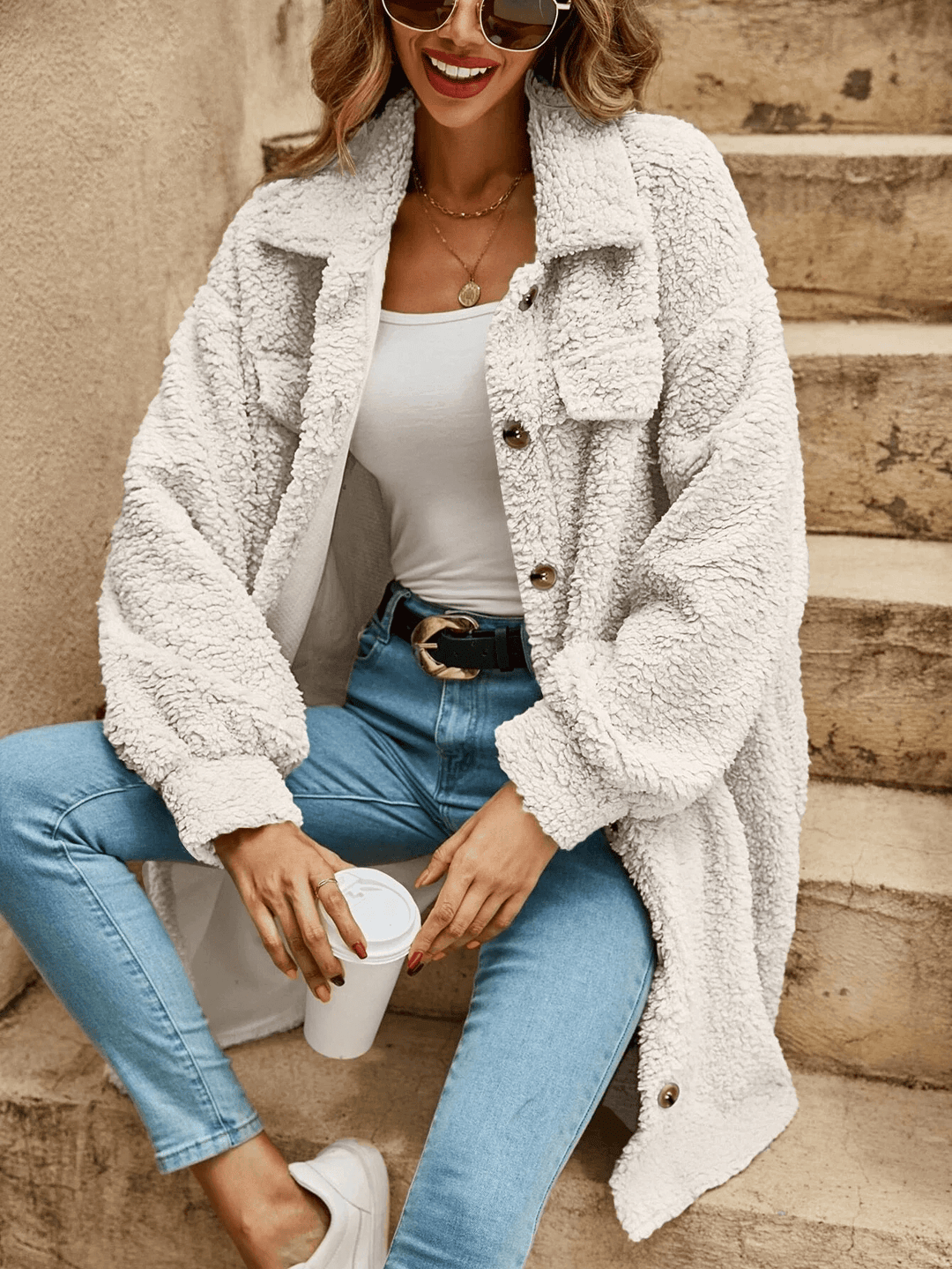 Lightweight Knit Cardigan - Soft, Longline
