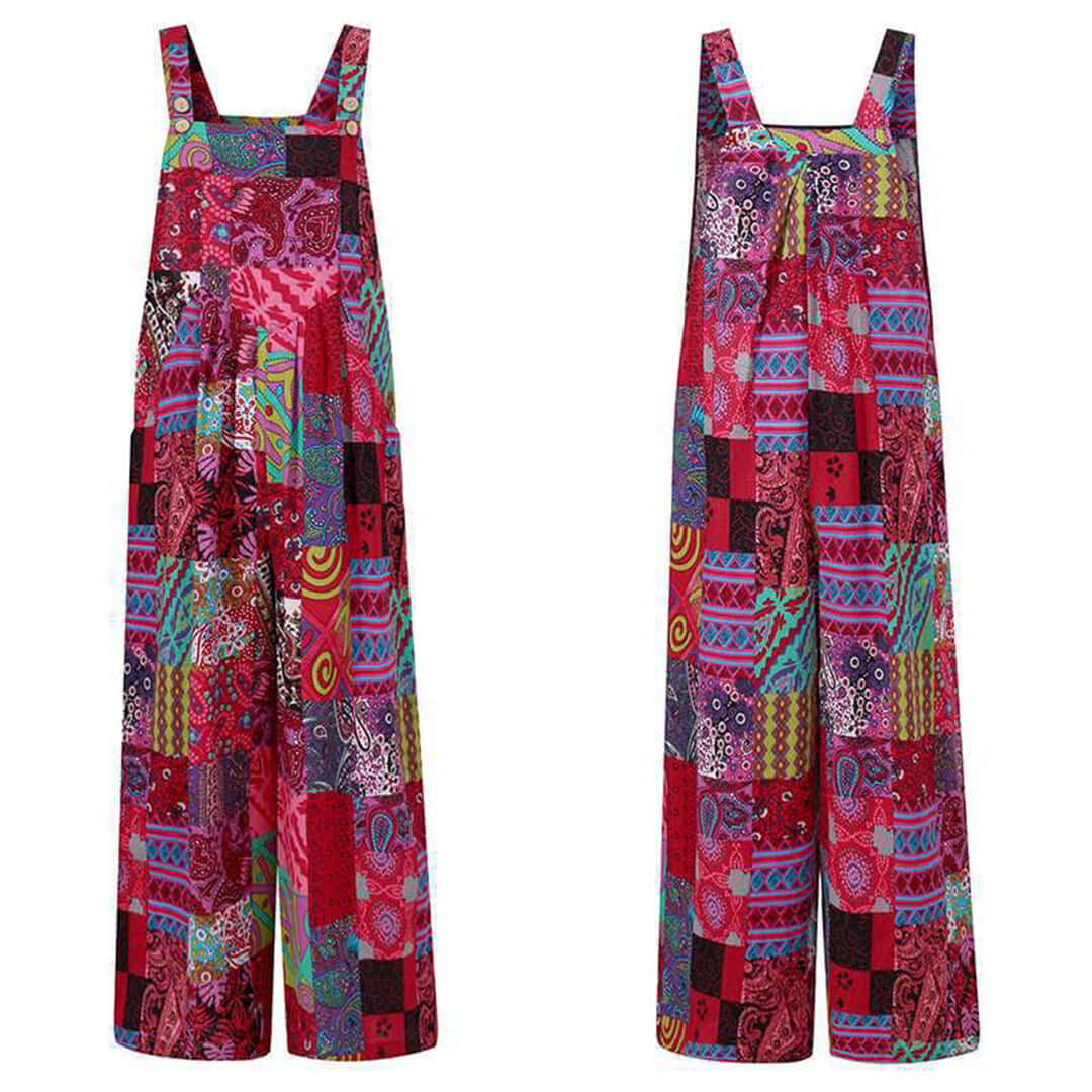 Women's Wide Leg Sleeveless Jumpsuit