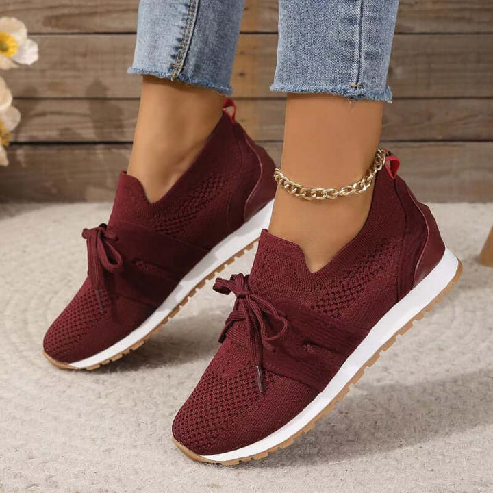 Women's Comfortable Casual Lace-Up Sneakers