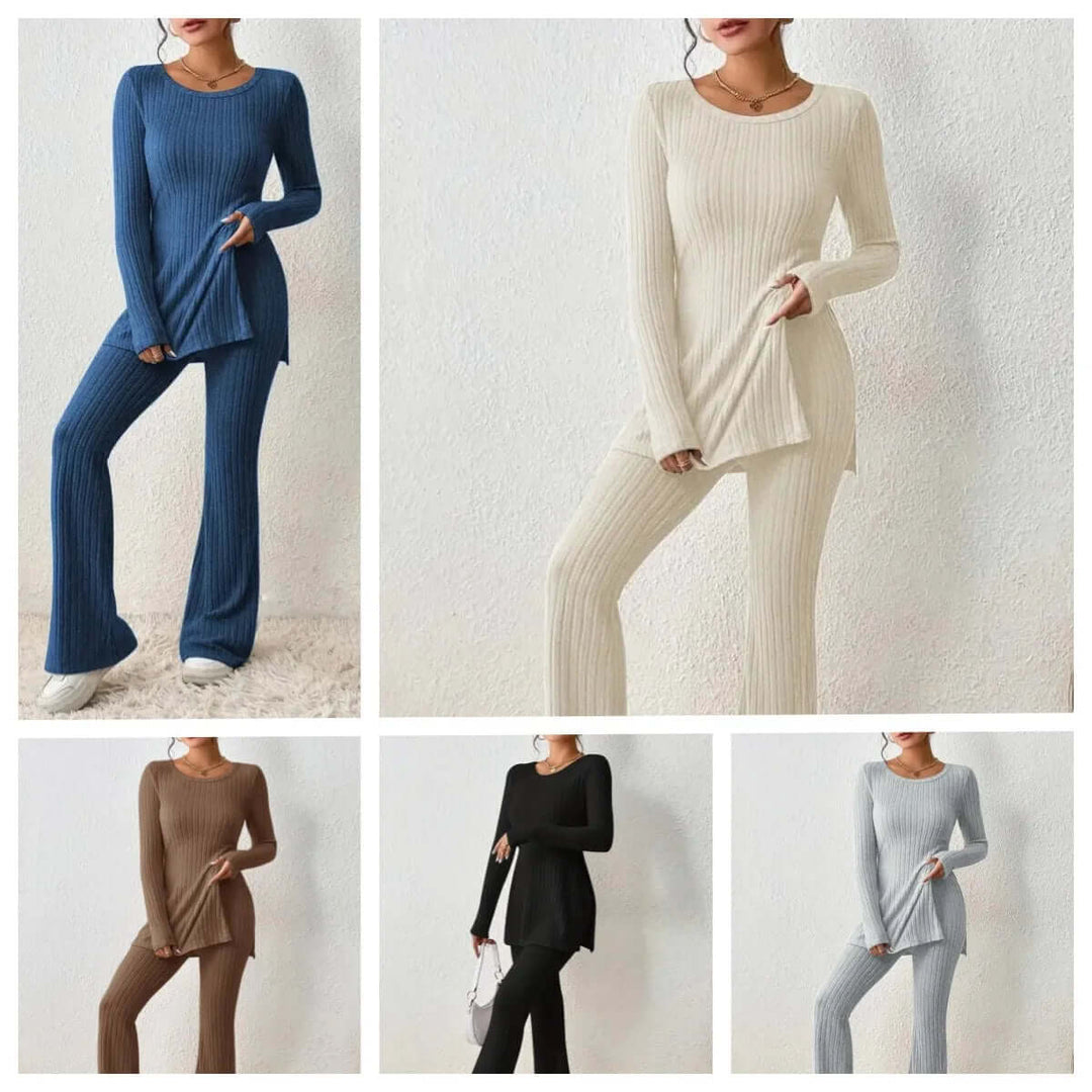 Women's Ribbed Knit Co-ord Set