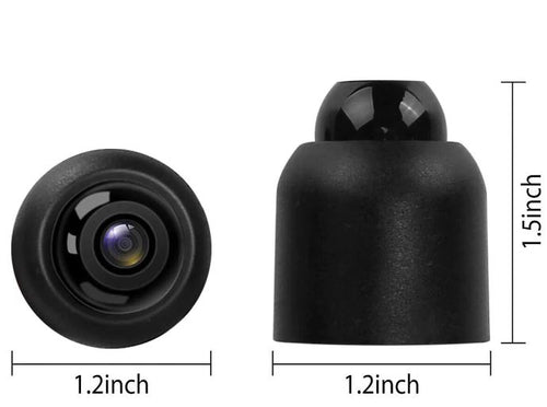 "Compact 1080P HD wireless mini security camera with night vision, features wide-angle lens ideal for discreet home surveilla